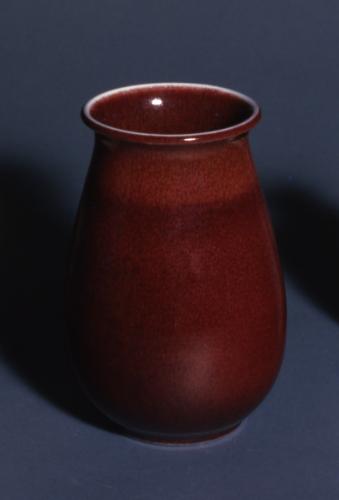 Vase with Sang de Boeuf (Oxblood) Glaze