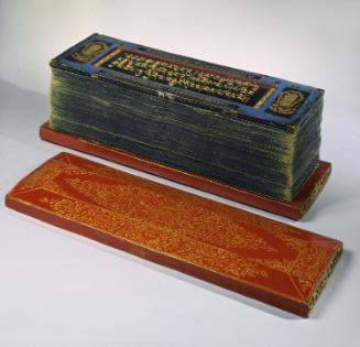Prajnaparamita Manuscript Covers with Foliate Motif
