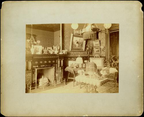 Drawing room of Robert Ballantine House, 37 Washington Street, Newark