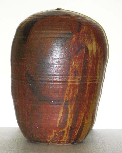 Red iron glaze