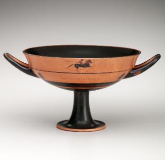 Kylix Drinking Cup with horseman