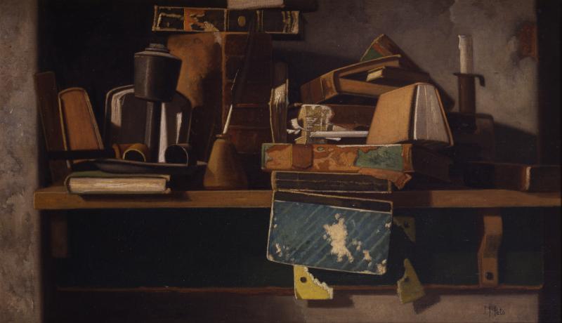 Still Life with Lard Oil Lamp