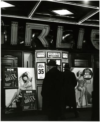 Exterior of movie theater