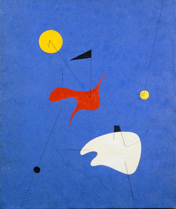 Composition in Blue