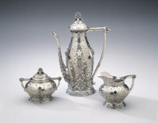 Jeweled "Viking" coffee set made for the Pan-American Exposition in Buffalo