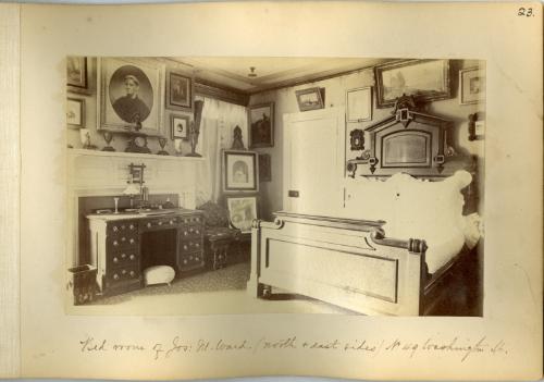 Bedroom of Joseph M. Ward (North and East Sides), No. 49 Washington Street, Newark, New Jersey