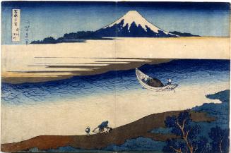 The Jewel River in Musashi Province (Bushû Tamagawa) 
From the series Thirty-six Views of Mount Fuji 
(Fugaku sanjûrokkei)
