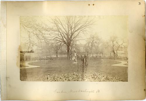 Garden, No. 49 Washington St., Newark, New Jersey (Marcus L. Ward Home)