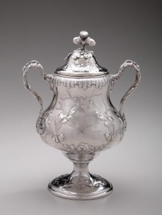 Sugar Bowl in the rococo revival style from a tea and coffee service, 1857