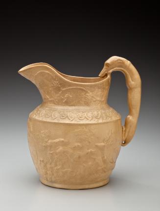 Hound-handled pitcher