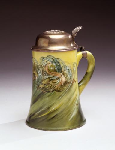 Tankard with decoration of a sea serpent