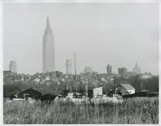 Empire State Building seen from New Jersey