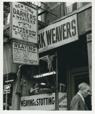 Darners and Weavers Shop Front, NY