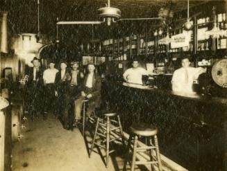 Photograph of tavern interior owned by Mr. Sidney Fischbein in Newark area