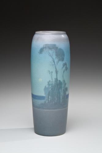 Vase with a landscape