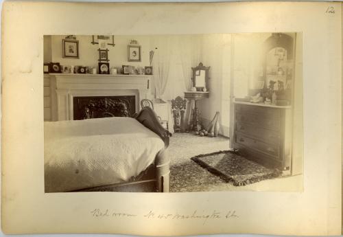 Bedroom of No. 45 Washington Street, Newark, New Jersey