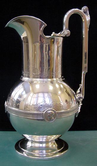 "Medallion" water pitcher