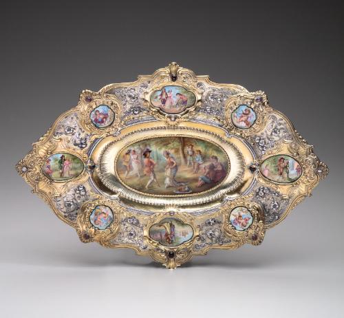 Exhibition tray, "The Dancers"