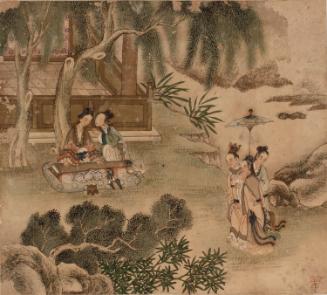 Album Folio of Women Playing Qin