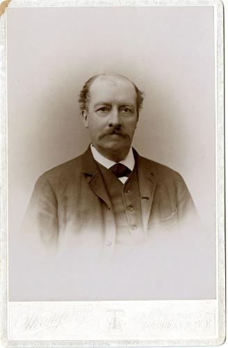 Portrait of Henry E. Higginson  (Carved the Arm and Hammer sculpture in the Newark Museum collection)