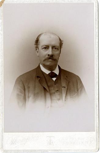 Portrait of Henry E. Higginson  (Carved the Arm and Hammer sculpture in the Newark Museum collection)