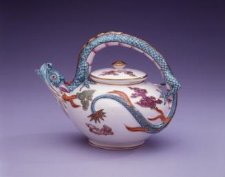 Teapot with dragon handle