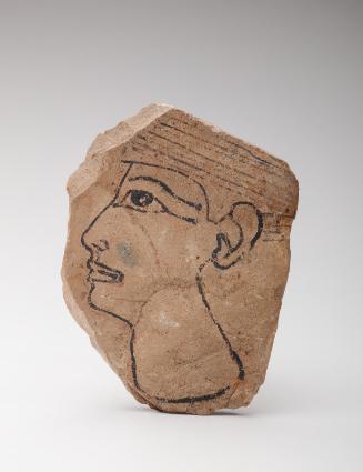 Ostracon with face of Senenmut