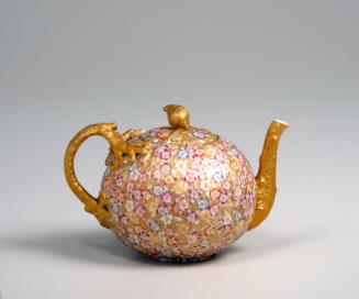 Teapot with"millefiori" decoration