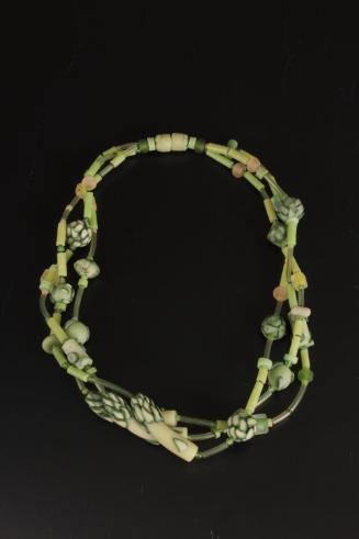 Three Strand Asparagus Necklace